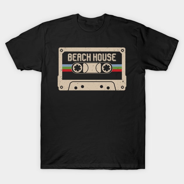 Personalized Beach Name Birthday Vintage Cassette Tape T-Shirt by Horton Cyborgrobot